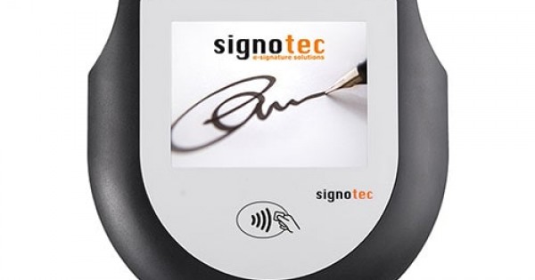  signotec Delta 10.1 LCD Color Signature Pad with Software :  Office Products