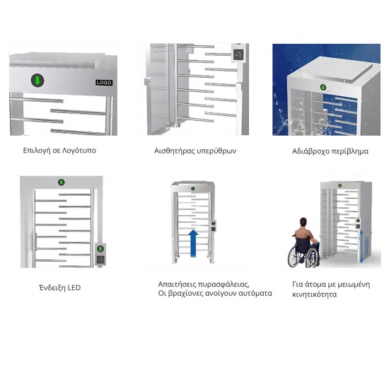 DS401WS Height Turnstile