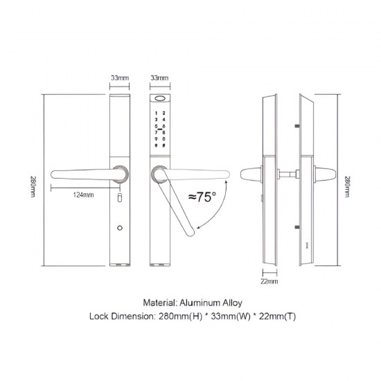 S3 Smart Handle Lock